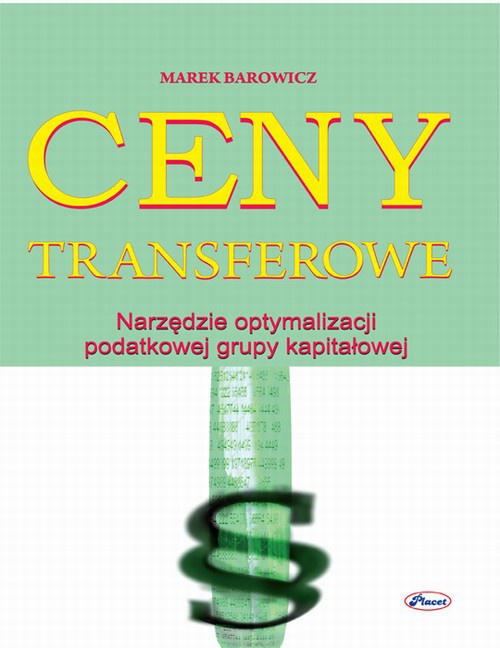 Обложка книги под заглавием:Ceny transferowe
