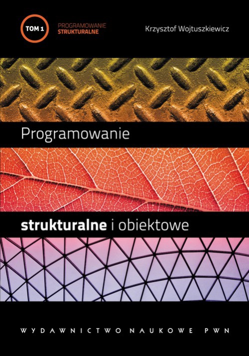 Обложка книги под заглавием:Programowanie strukturalne i obiektowe. T. 1