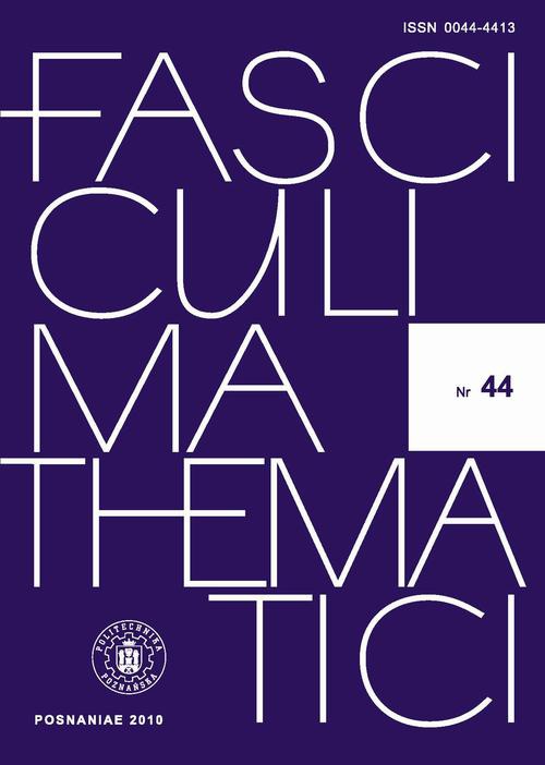 Okładka książki o tytule: Fasciculi Mathematici 2010/44