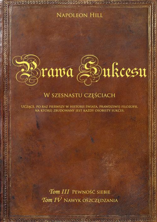 The cover of the book titled: Prawa sukcesu. Tom III i Tom IV