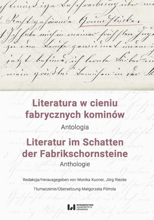 Обложка книги под заглавием:Literatura w cieniu fabrycznych kominów / Literatur im Schatten der Fabrikschornsteine