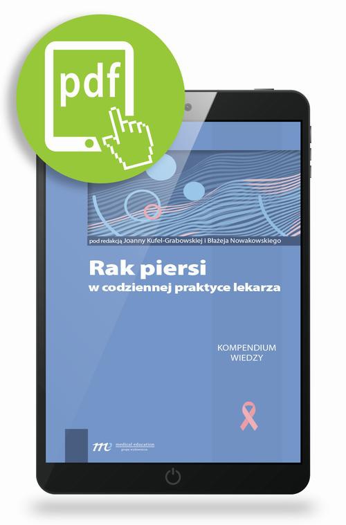 The cover of the book titled: Rak piersi w codziennej praktyce lekarza