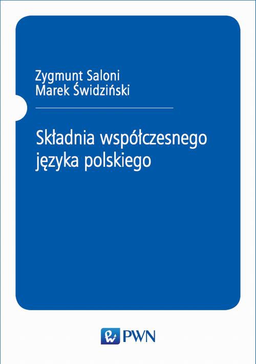 Okładka książki o tytule: Składnia współczesnego języka polskiego