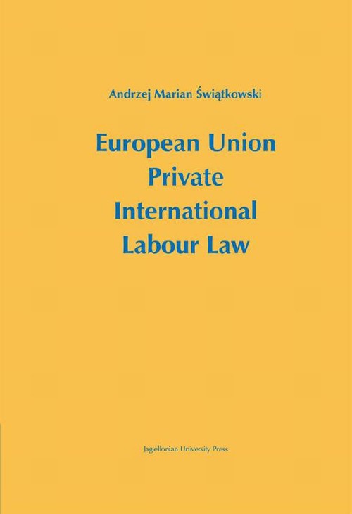 Обложка книги под заглавием:European Union Private International Labour Law (EU PILL)