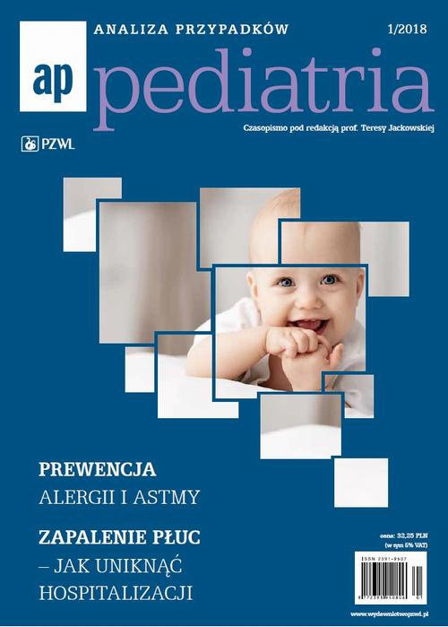 Обложка книги под заглавием:Analiza Przypadków. Pediatria 1/2018