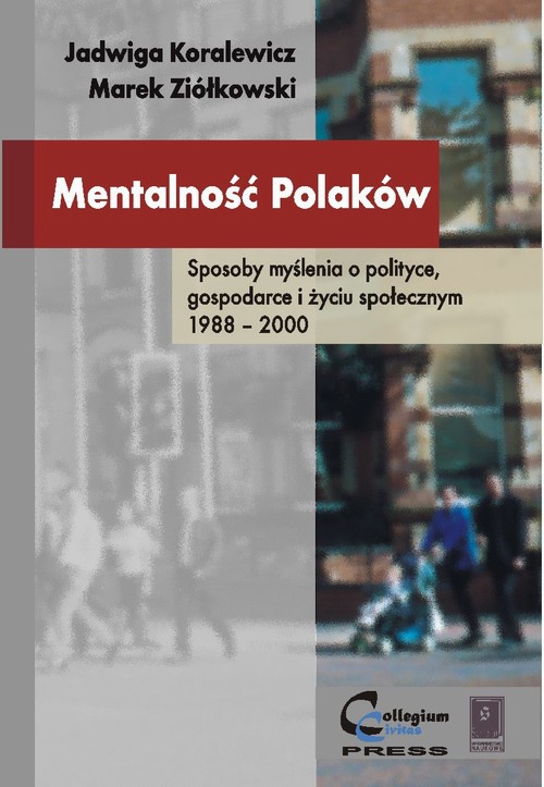 The cover of the book titled: Mentalność Polaków