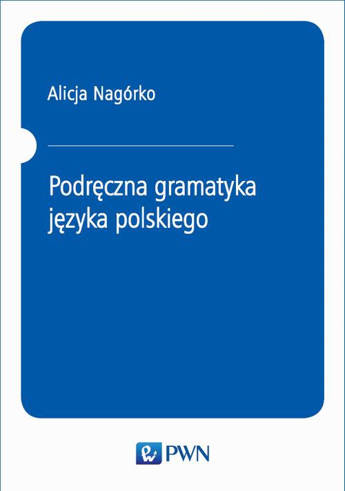 Okładka:Podręczna gramatyka języka polskiego 