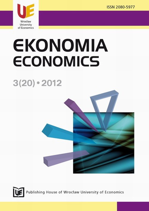 Okładka książki o tytule: Ekonomia 3(20)