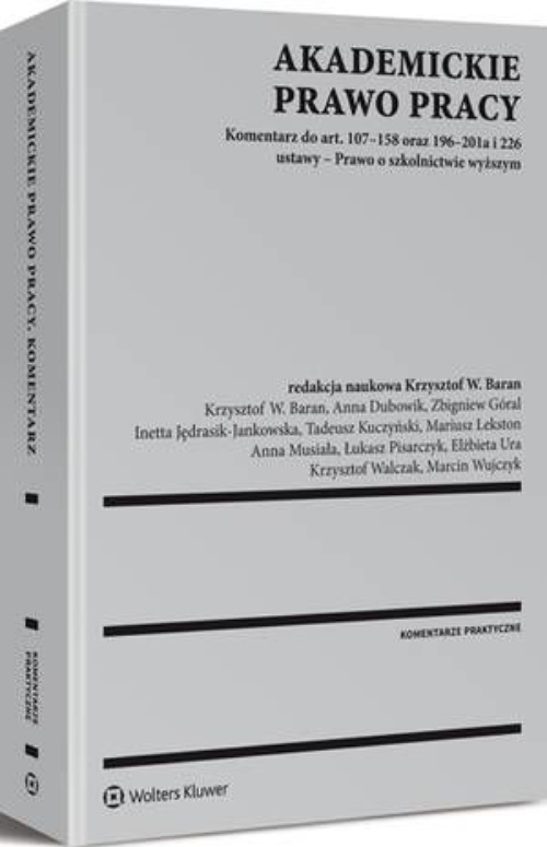 Обкладинка книги з назвою:Akademickie prawo pracy