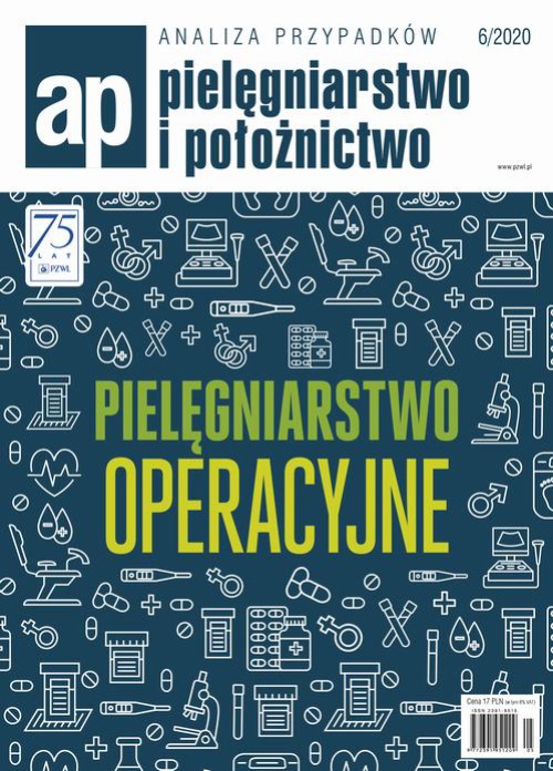 Обложка книги под заглавием:Analiza Przypadków. Pielęgniarstwo i Położnictwo 6/2020