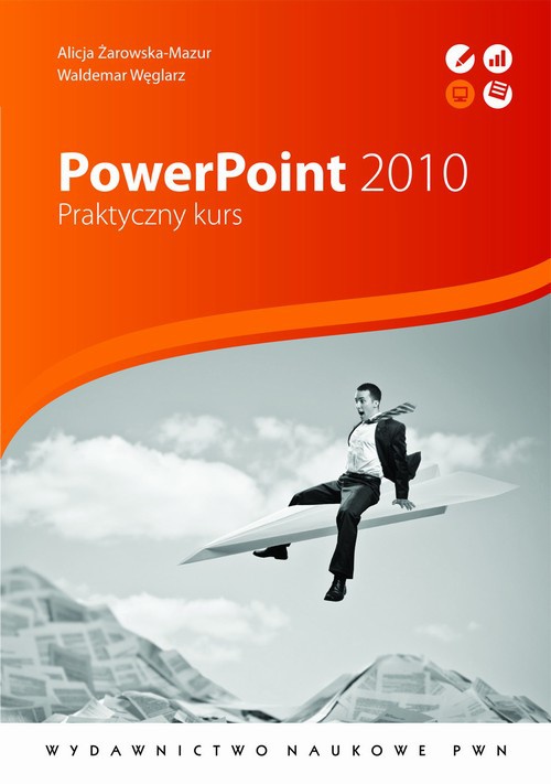 Обложка книги под заглавием:PowerPoint 2010. Praktyczny kurs