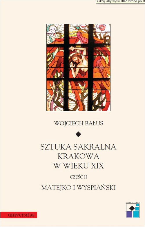 Okładka:Sztuka sakralna Krakowa w wieku XIX Część II Matejko i Wyspiański 