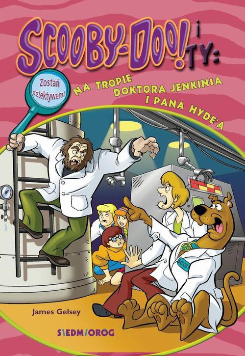 Okładka:Scooby-Doo! i Ty Na tropie doktora Jenkinsa i pana Hyde'a 