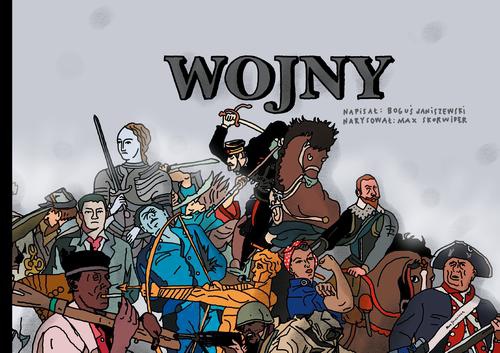The cover of the book titled: Wojny