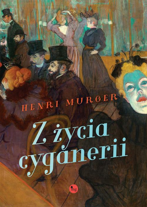 Обложка книги под заглавием:Z życia cyganerii