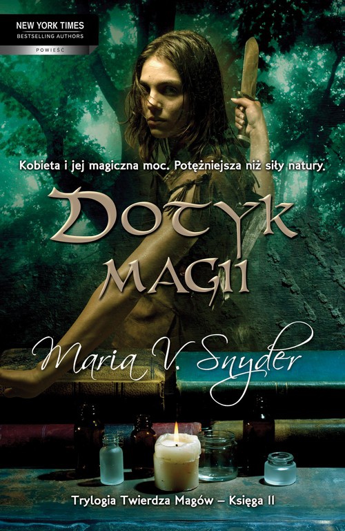 Обложка книги под заглавием:Dotyk magii