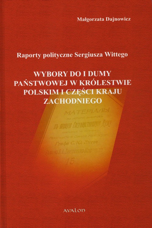 Okładka książki o tytule: Raporty polityczne Sergiusza Wittego