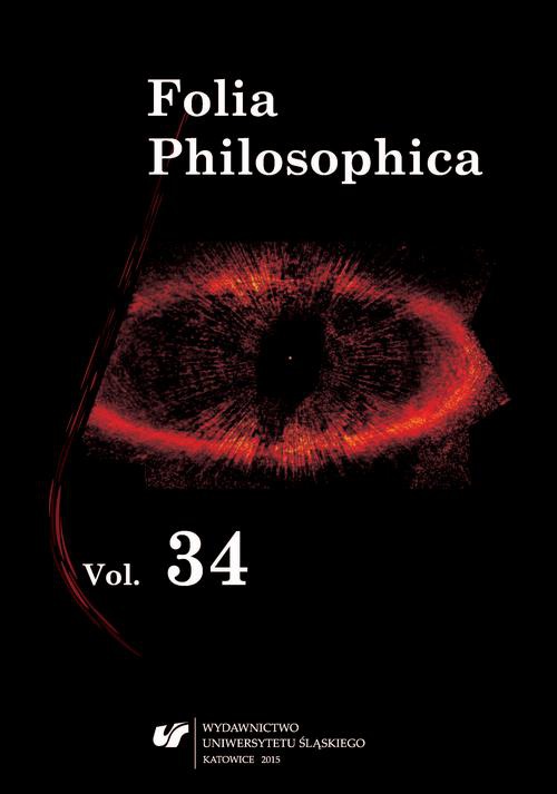 The cover of the book titled: Folia Philosophica. Vol. 34. Special issue. Forms of Criticism in Philosophy and Science