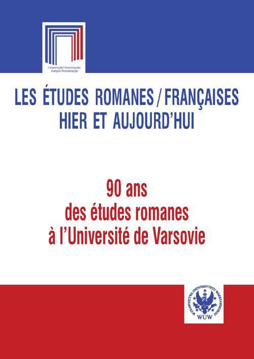 Okładka:Les études romanes / Françaises hier et aujourd\'hui 