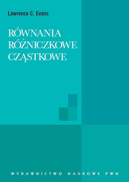 Обкладинка книги з назвою:Równania różniczkowe cząstkowe