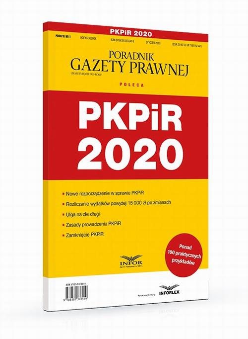 Okładka książki o tytule: PKPiR 2020
