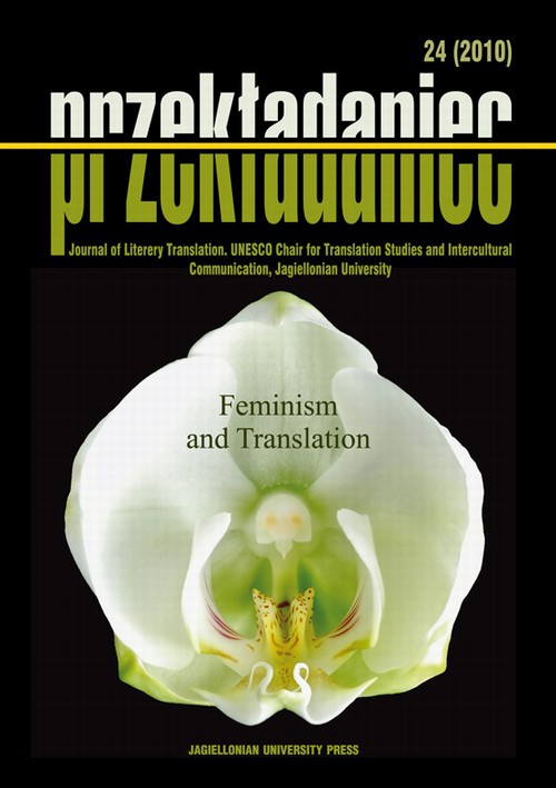 Okładka:Feminism and Translation. Przekładaniec 2 (2010) vol 24 - English Version 