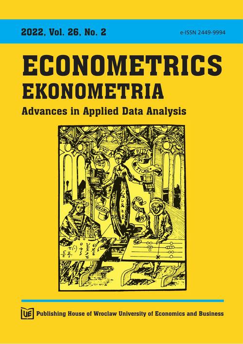 Okładka książki o tytule: Econometrics, 2022, vol. 26, nr 2