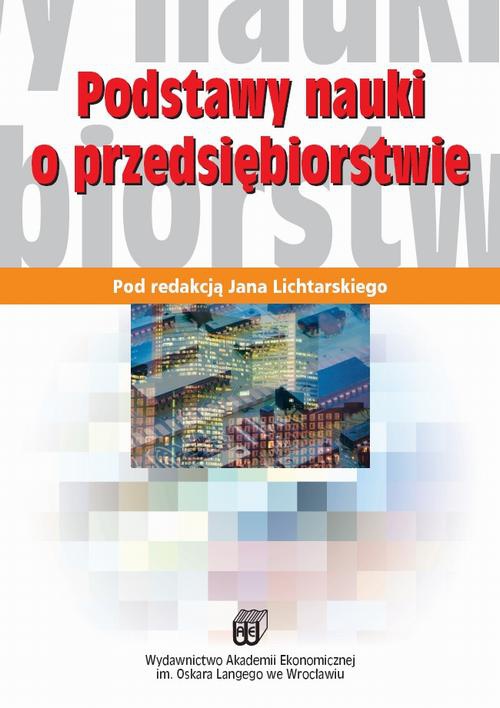 The cover of the book titled: Podstawy nauki o przedsiębiorstwie