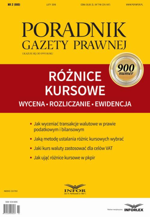 The cover of the book titled: Różnice kursowe - wycena, rozliczanie, ewidencja