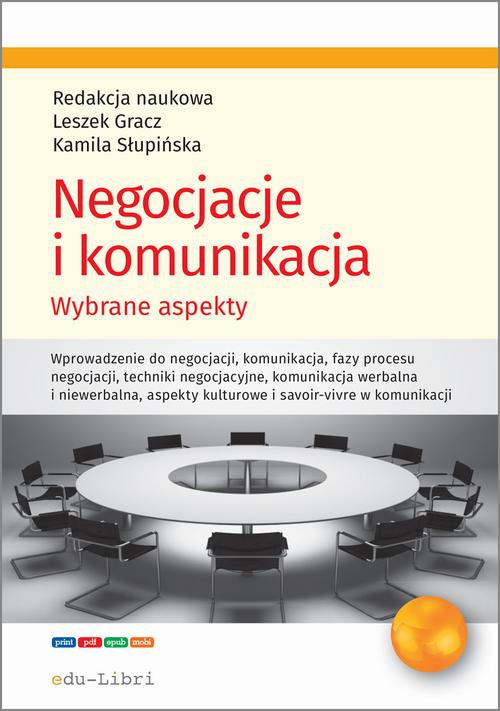 Обложка книги под заглавием:Negocjacje i komunikacja