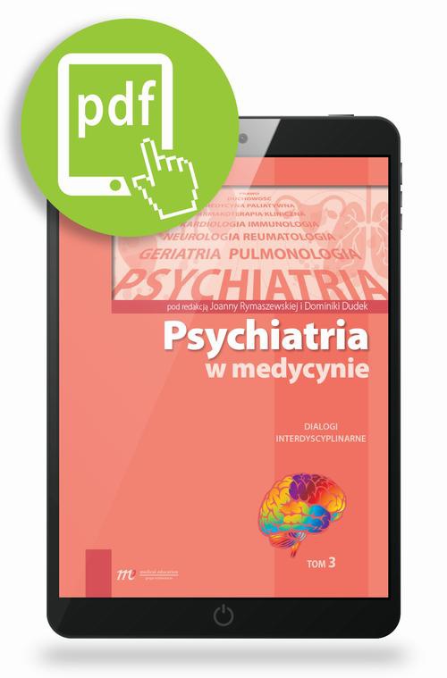 Обложка книги под заглавием:Psychiatria w medycynie