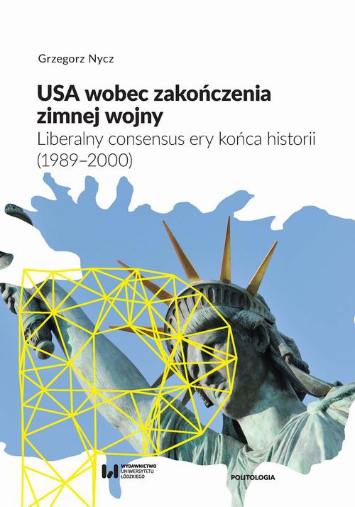 Обложка книги под заглавием:USA wobec zakończenia zimnej wojny