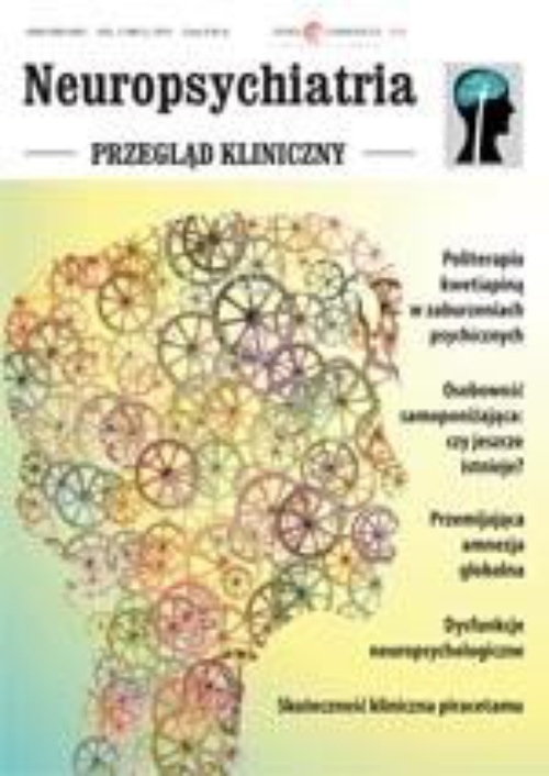 Okładka książki o tytule: Neuropsychiatria. Przegląd Kliniczny NR 2(5)/2010