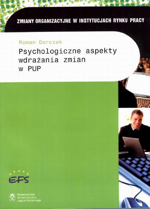 The cover of the book titled: Psychologiczne aspekty wdrażania zmian w PUP