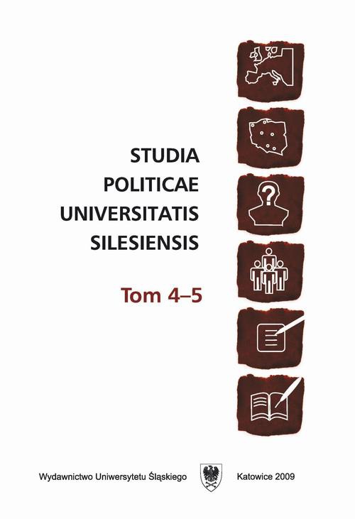Okładka książki o tytule: Studia Politicae Universitatis Silesiensis. T. 4–5