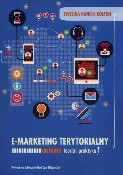 Обложка книги под заглавием:E-marketing terytorialny. Teoria i praktyka