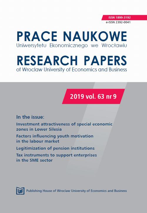 Обкладинка книги з назвою:Prace Naukowe Uniwersytetu Ekonomicznego we Wrocławiu 63/4. Investment attractiveness of special economic zones in Lower Silesia