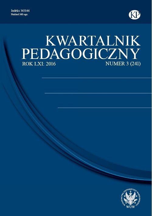 Okładka książki o tytule: Kwartalnik Pedagogiczny 2016/3 (241)
