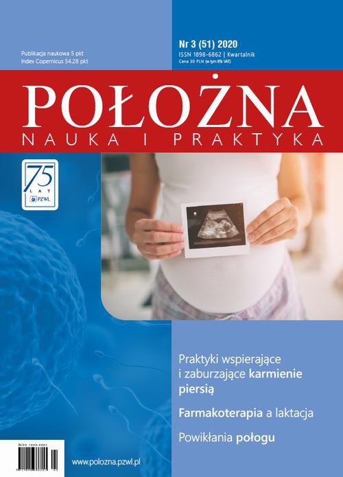 Okładka książki o tytule: Położna. Nauka i Praktyka 3/2020