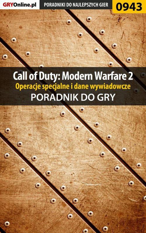 Okładka:Call of Duty: Modern Warfare 2 - opis przejścia, operacje specjalne, dane wywiadowcze - poradnik do gry 
