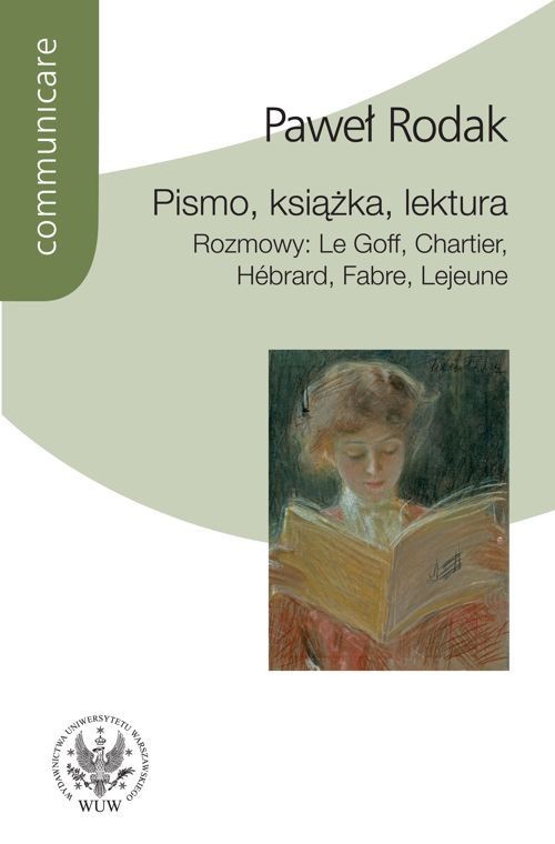 The cover of the book titled: Pismo, książka, lektura