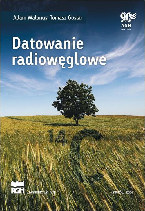 Обложка книги под заглавием:Datowanie radiowęglowe