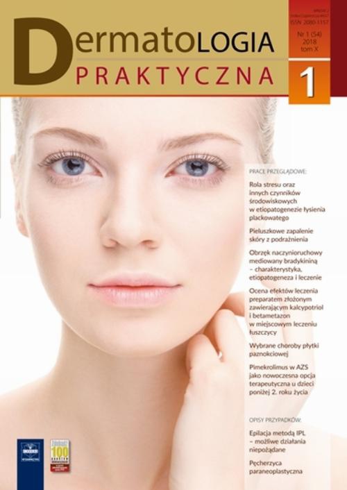 Okładka książki o tytule: Dermatologia Praktyczna 1/2018