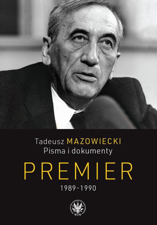 The cover of the book titled: Tadeusz Mazowiecki