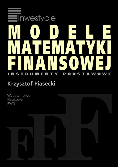 Обложка книги под заглавием:Modele matematyki finansowej