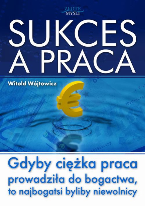 Okładka książki o tytule: Sukces a praca