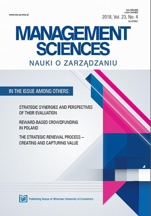 Обложка книги под заглавием:Management Sciences. Nauki o zarządzaniu 23/4
