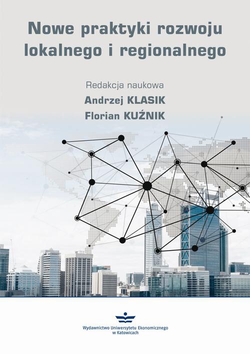 Обложка книги под заглавием:Nowe praktyki rozwoju lokalnego i regionalnego