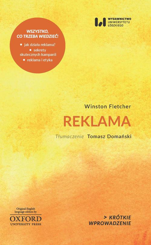 The cover of the book titled: Reklama