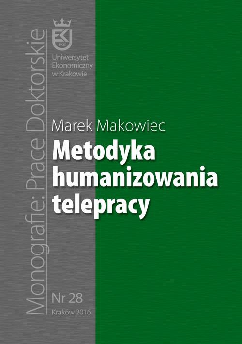 Okładka książki o tytule: Metodyka humanizowania telepracy